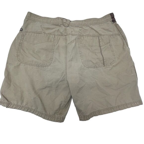 VTG.‎ Prana BREATH Shorts Mens Sz 38 9' Khaki 5 Pocket Hiking Outdoor Cotton - Picture 2 of 10